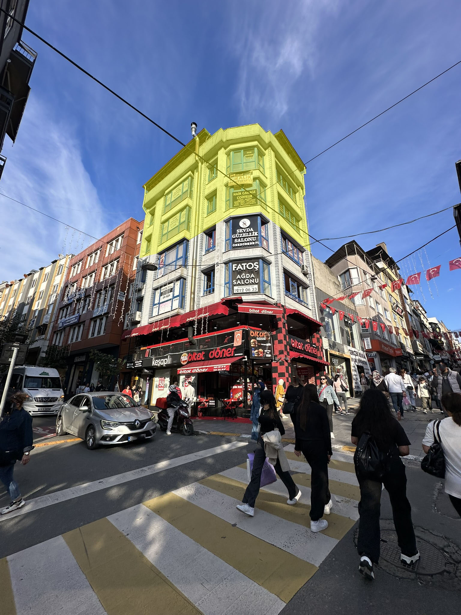 GAZİ CADDESİ BİTAT DÖNER ÜSTÜ TRİPLEKS OFİS