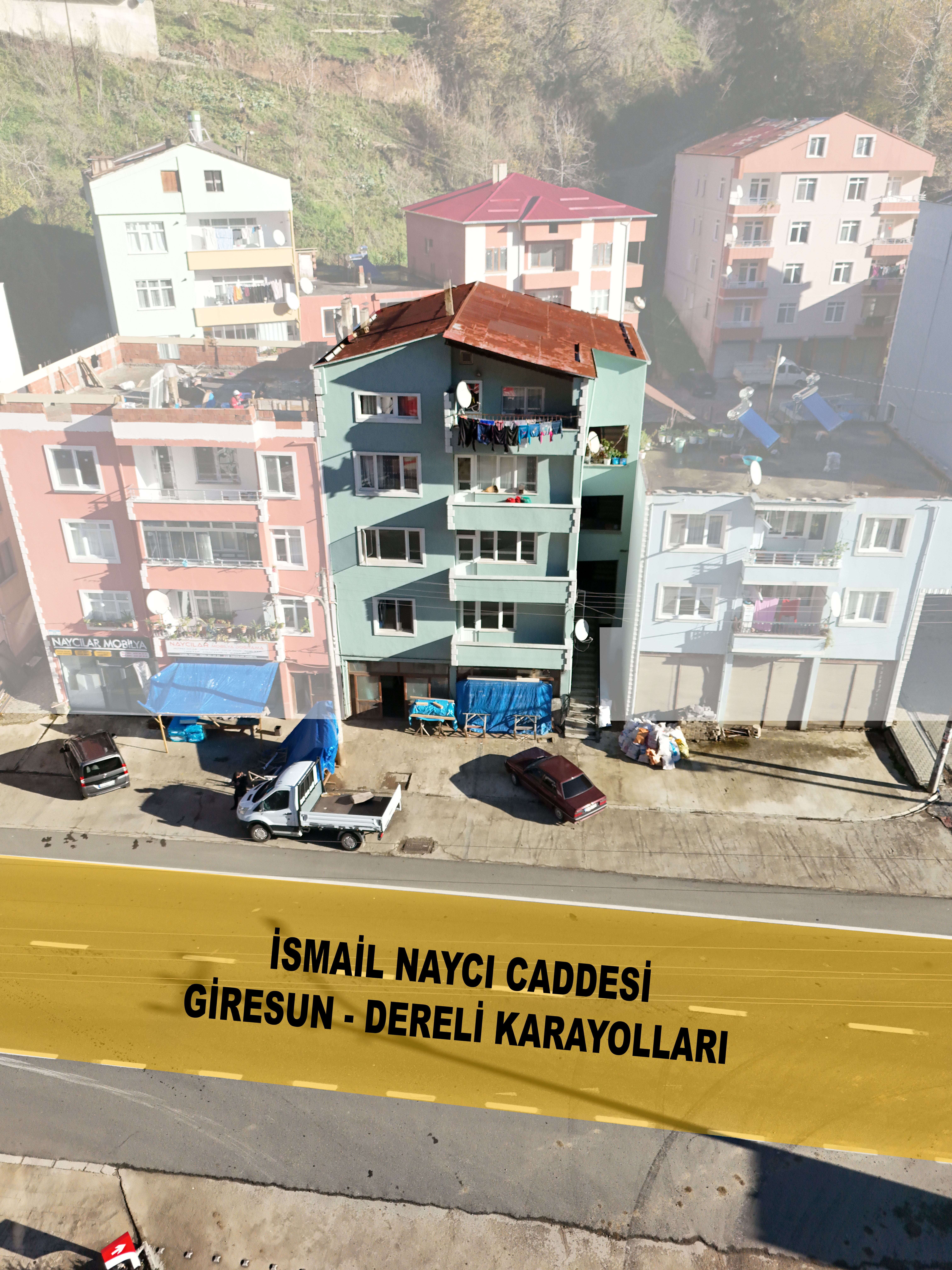 DERELİ KOMPLE SATILIK BİNA VE ARSASI