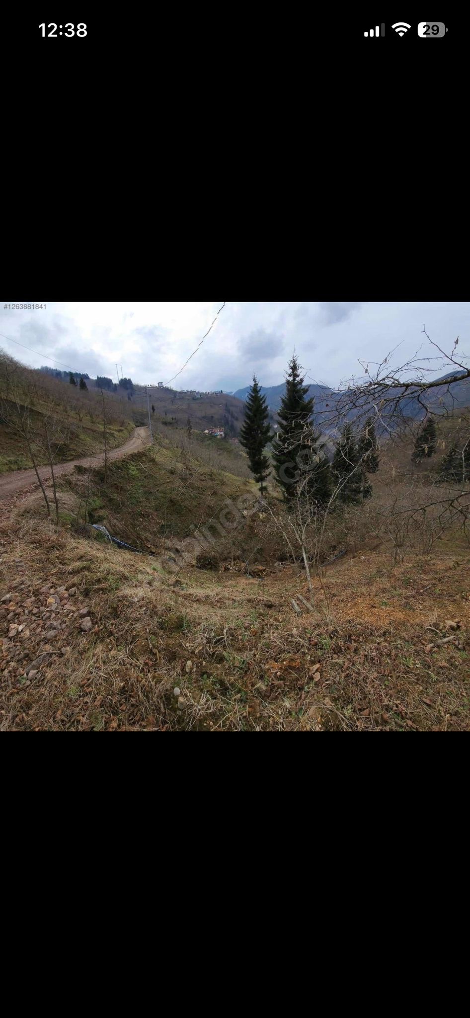 YOMRA KÖMÜRCÜ KÖYÜ SATILIK 2316 M2 ARSA