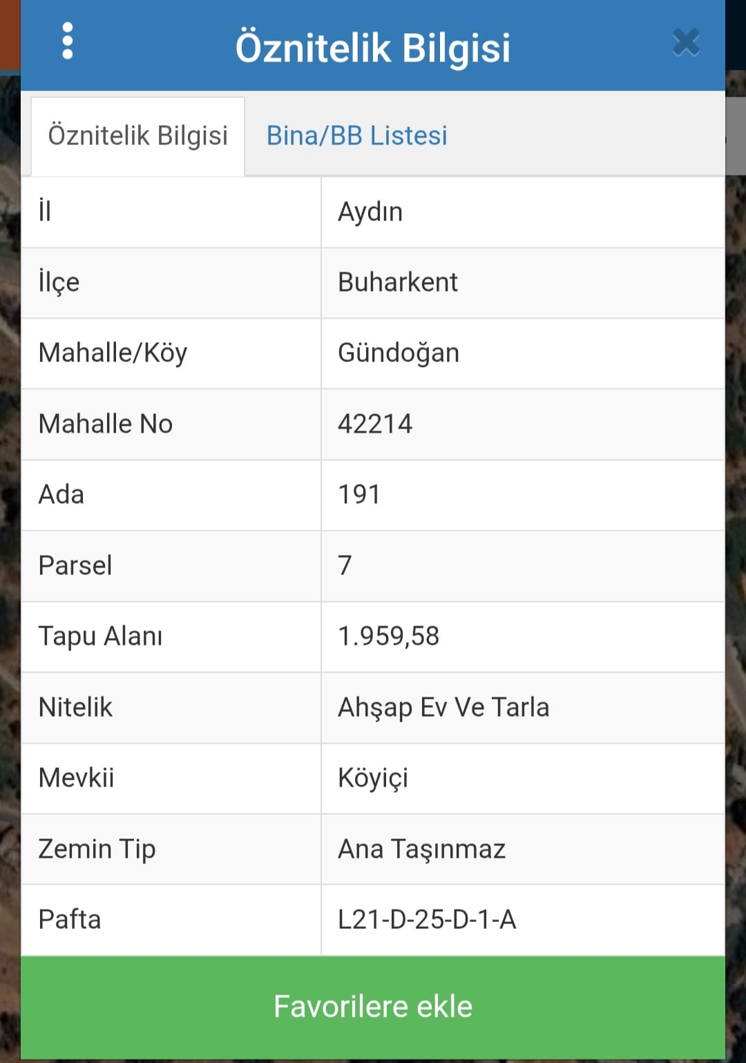 MABEL'DEN AYDIN BUHARKENT'TE SATILIK FIRSAT AHŞAP EV VE TARLA
