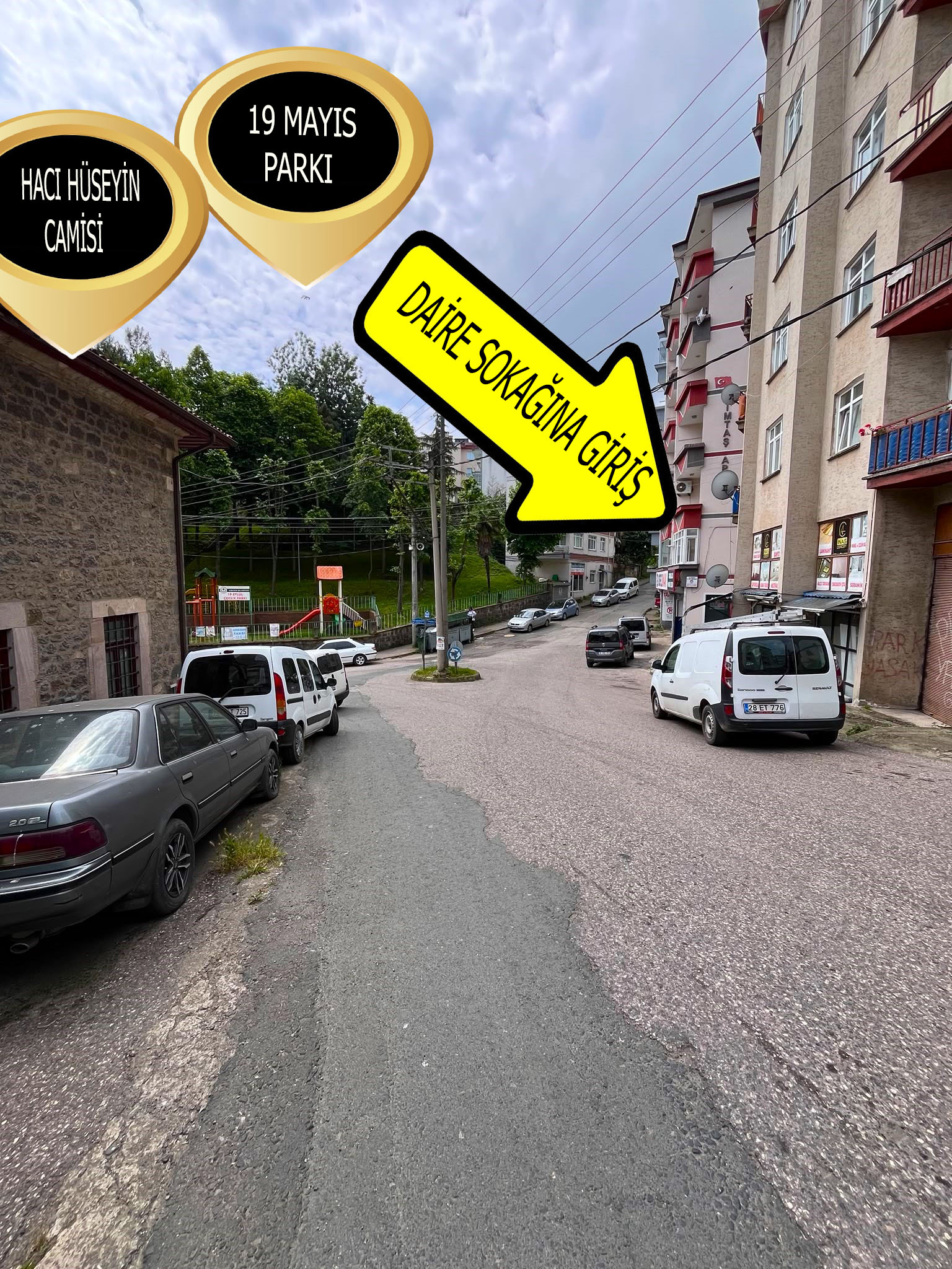 MABEL'DEN HACI HÜSEYİN MAHALLESİ SATILIK DAİRE