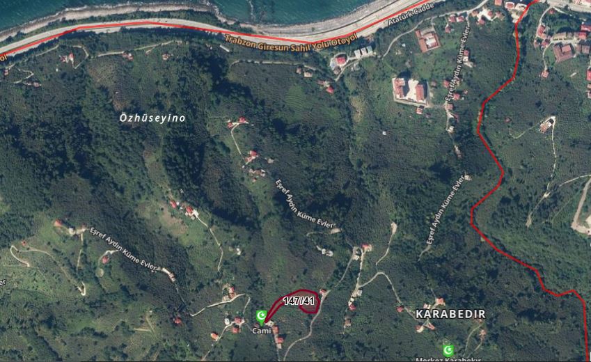 KEŞAP KARABEDİR MAHALLESİ SATILIK BAHÇE