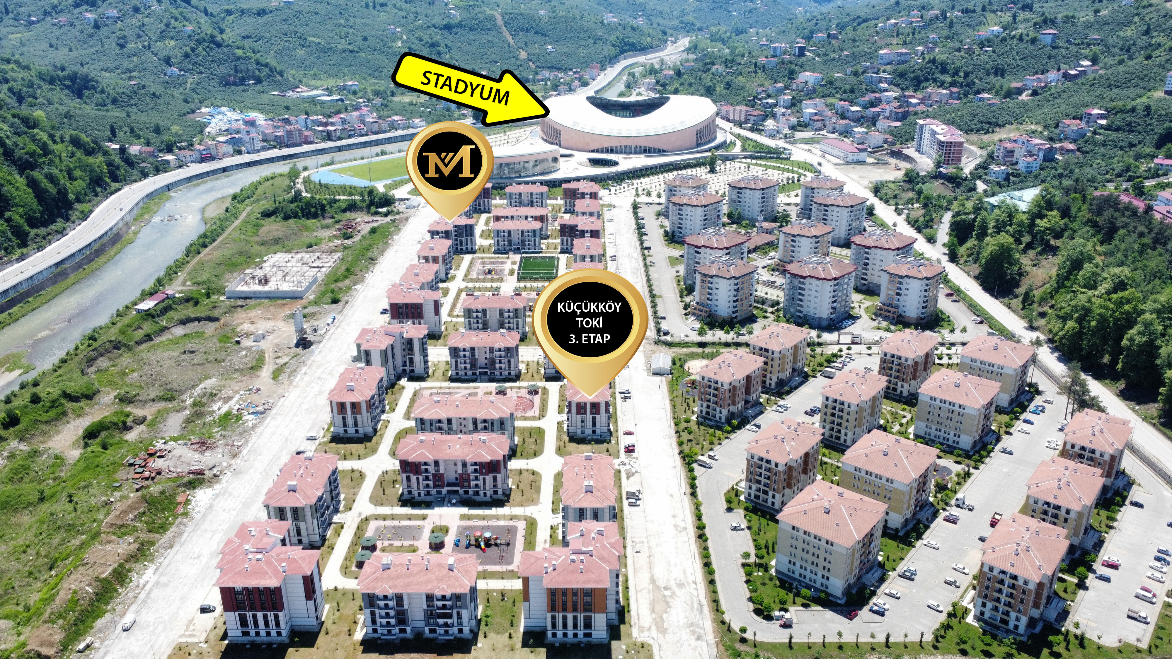 KÜÇÜKKÖY TOKİ 3. ETAP KİRALIK