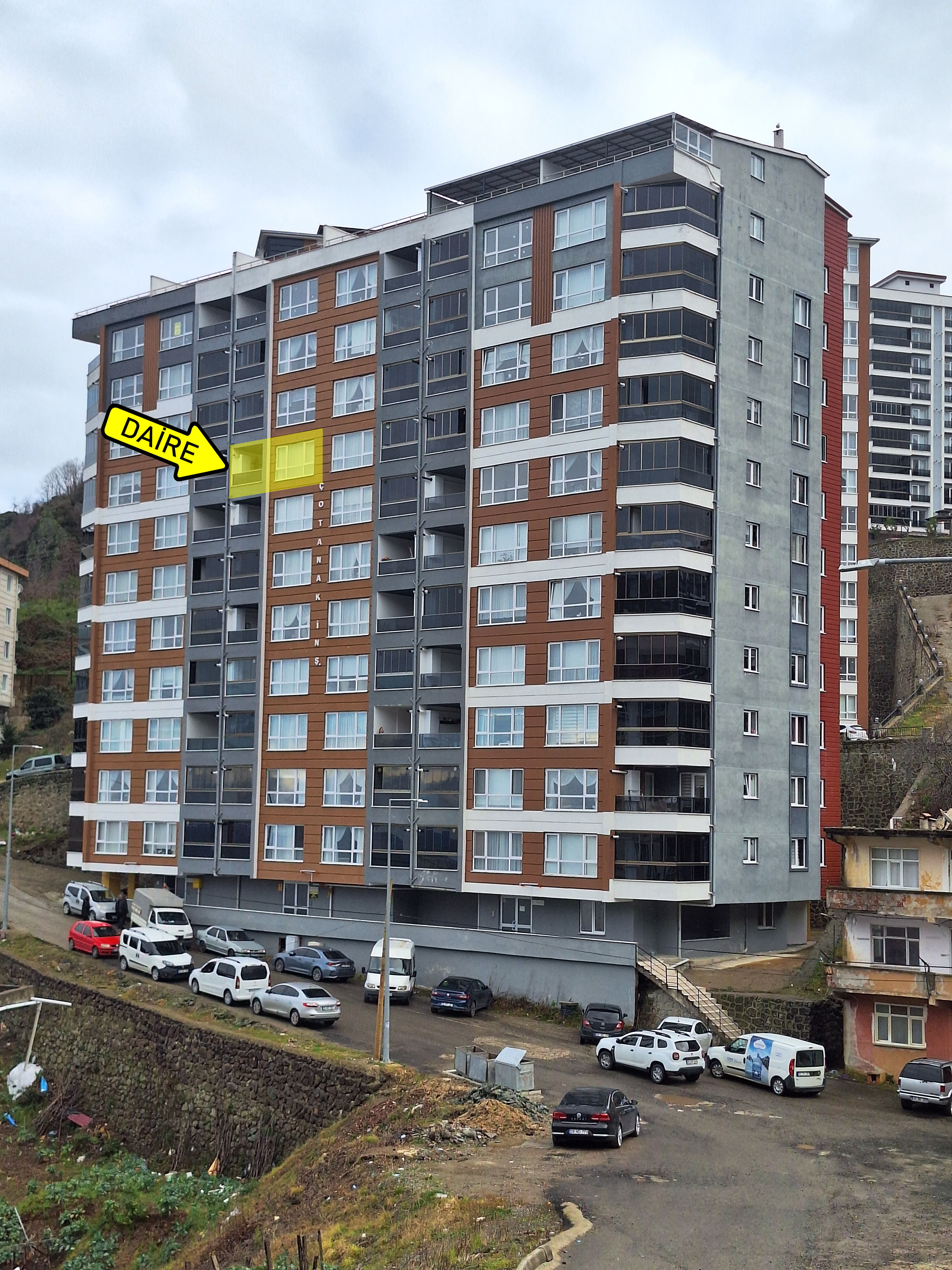 GEDİKKAYA ÇOTANAK AP. SATILIK 3+1