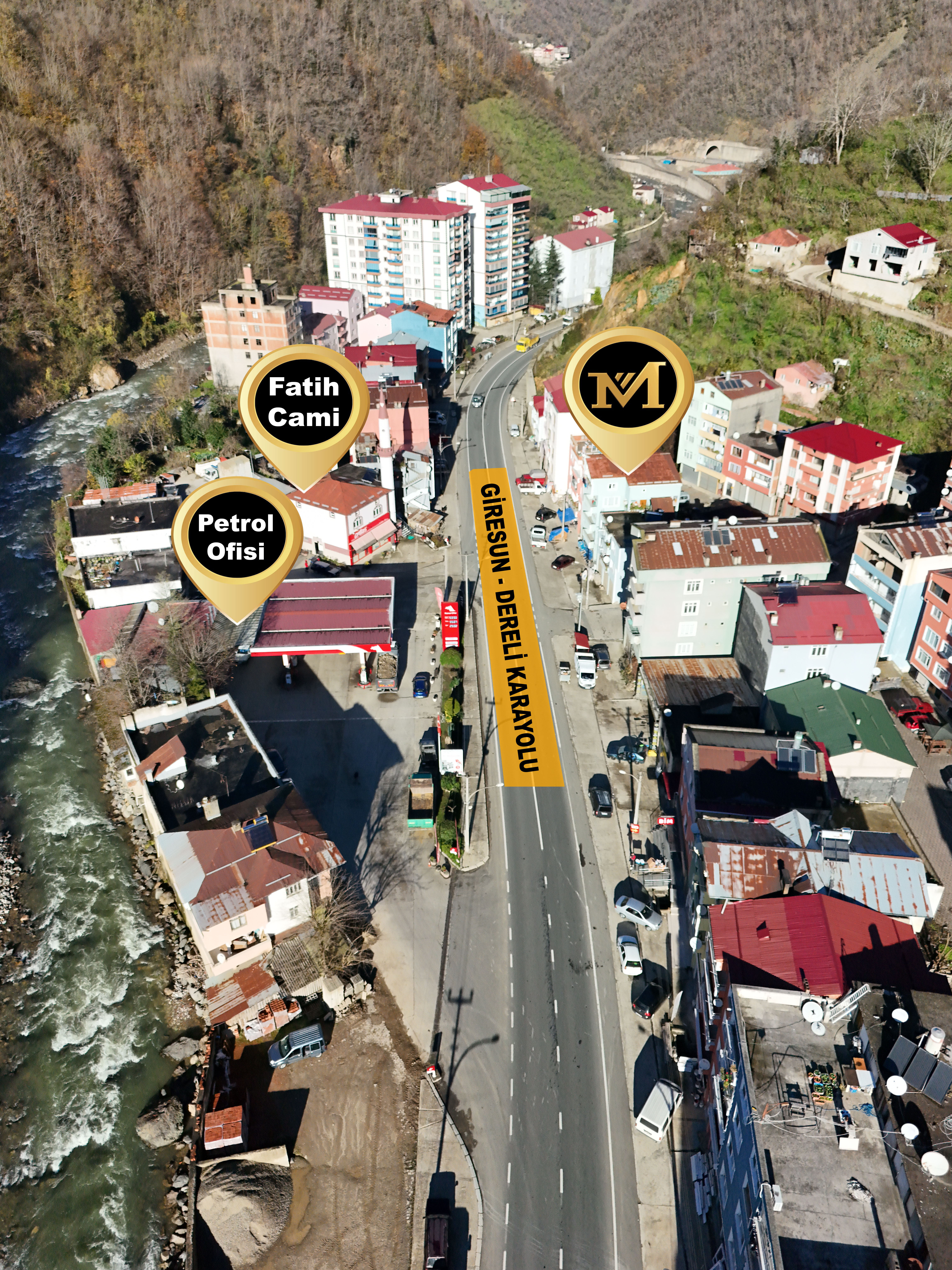 DERELİ KOMPLE SATILIK BİNA VE ARSASI