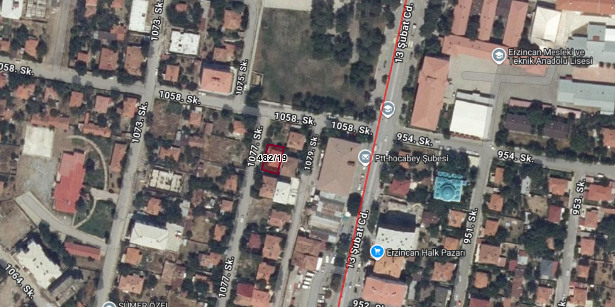 MABEL'DEN HOCABEY MAHALLESİ'NDE 4 KAT İMARLI SATILIK ARSA
