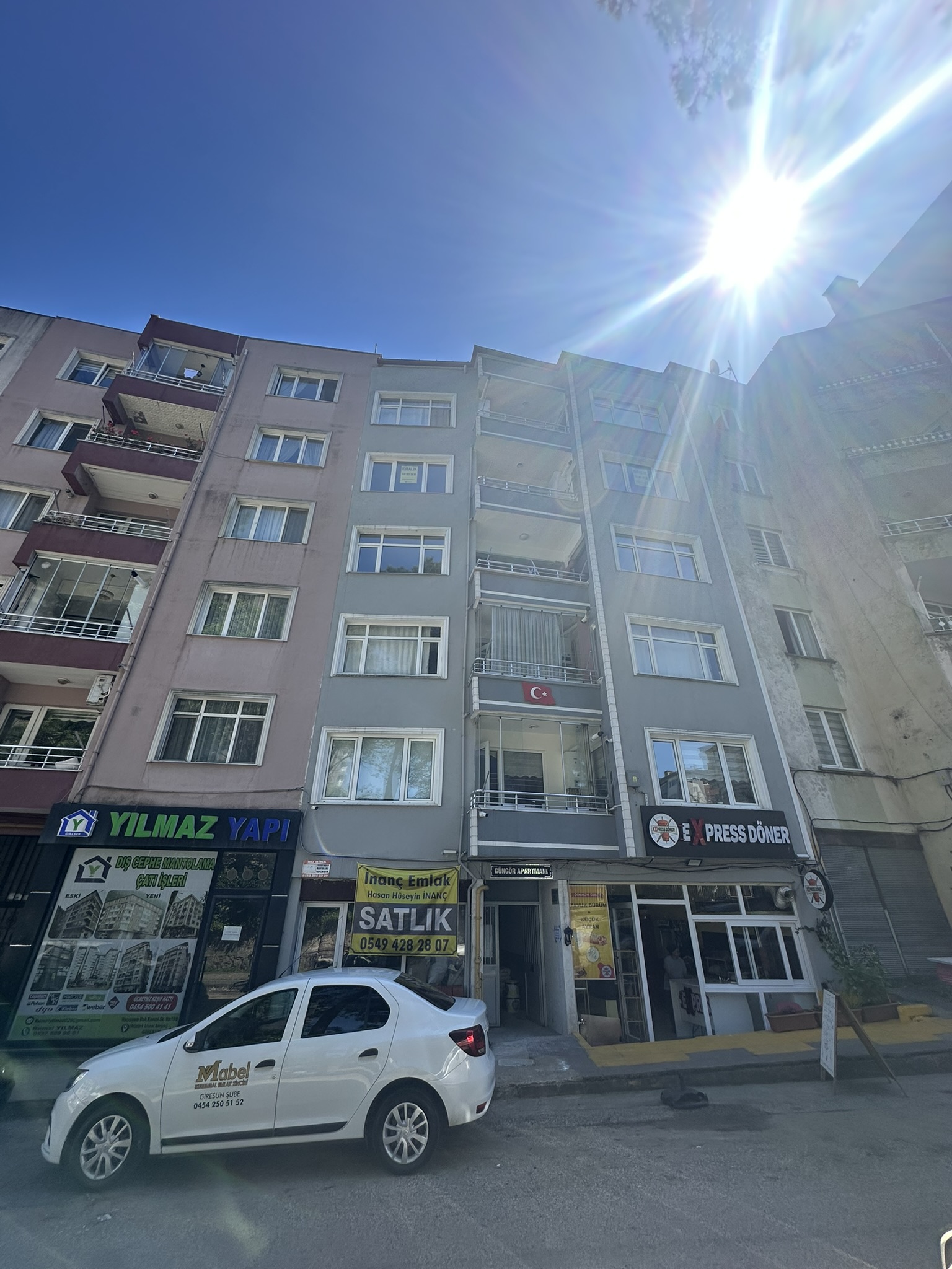 HACISİYAM MAHALLESİ ATATÜRK LİSESİ KARŞISI 3+1 5. KAT