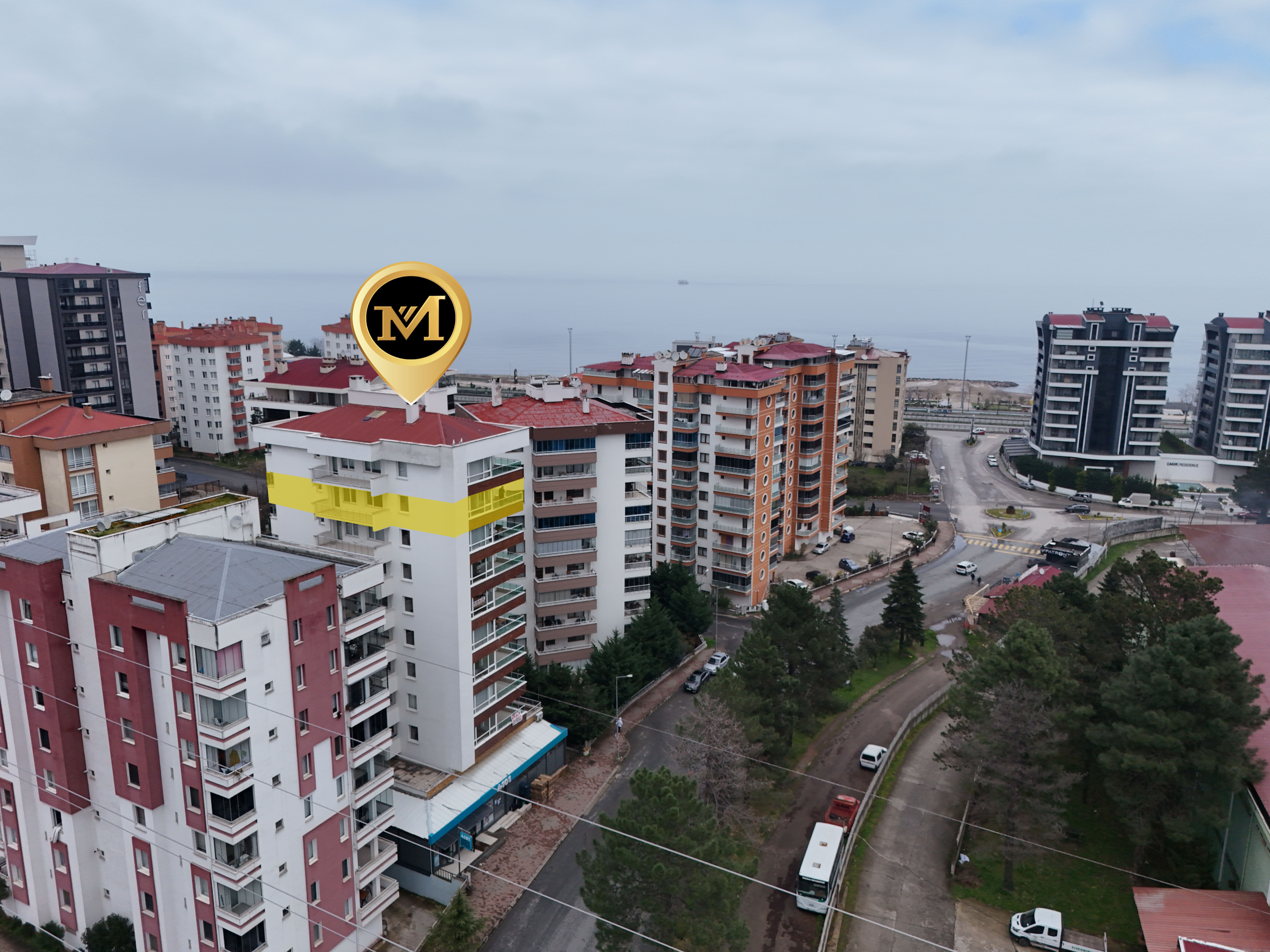 GAZİLER MH. 8. KAT DENİZ MANZARALI