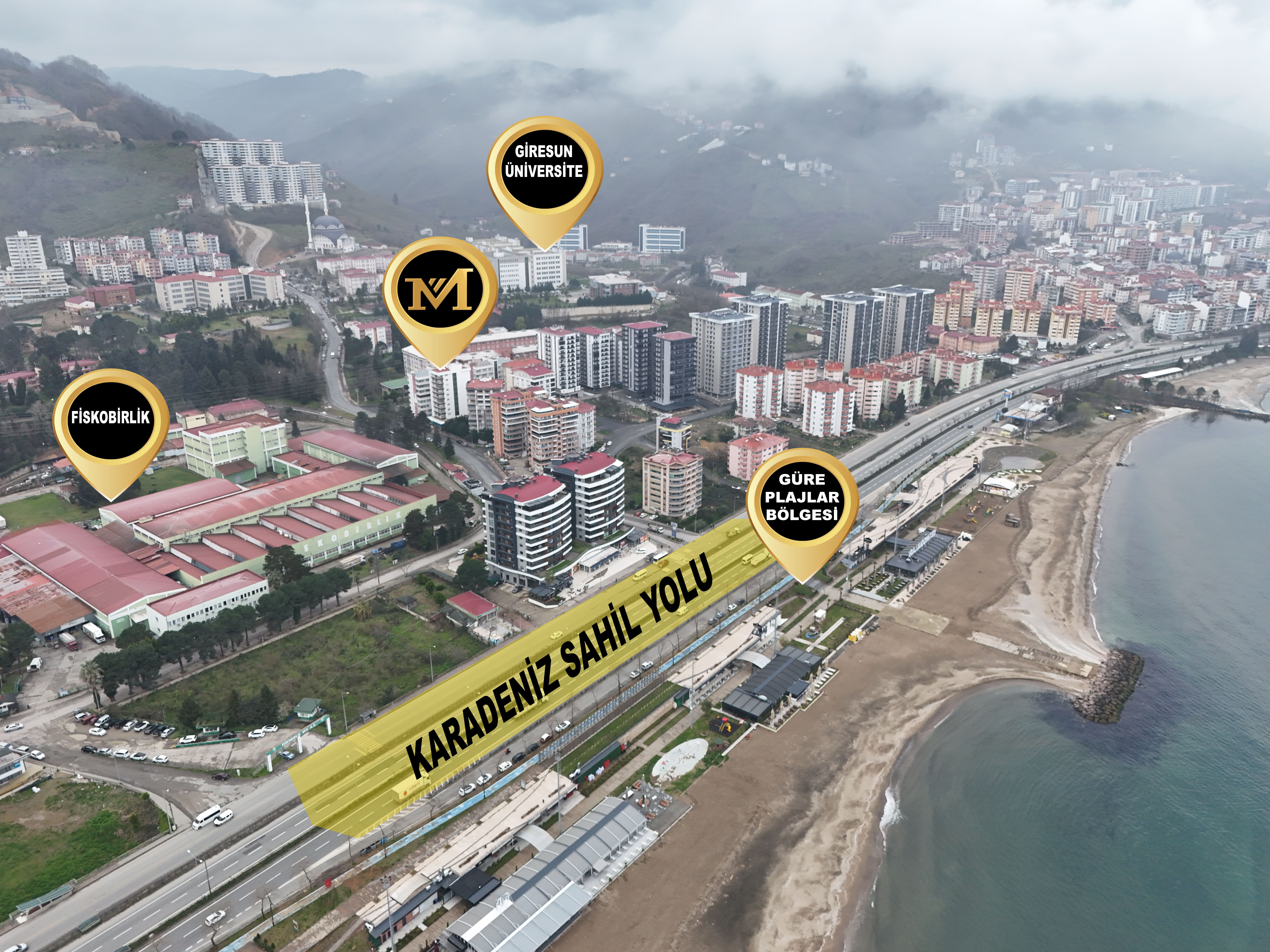 GAZİLER MH. 8. KAT DENİZ MANZARALI