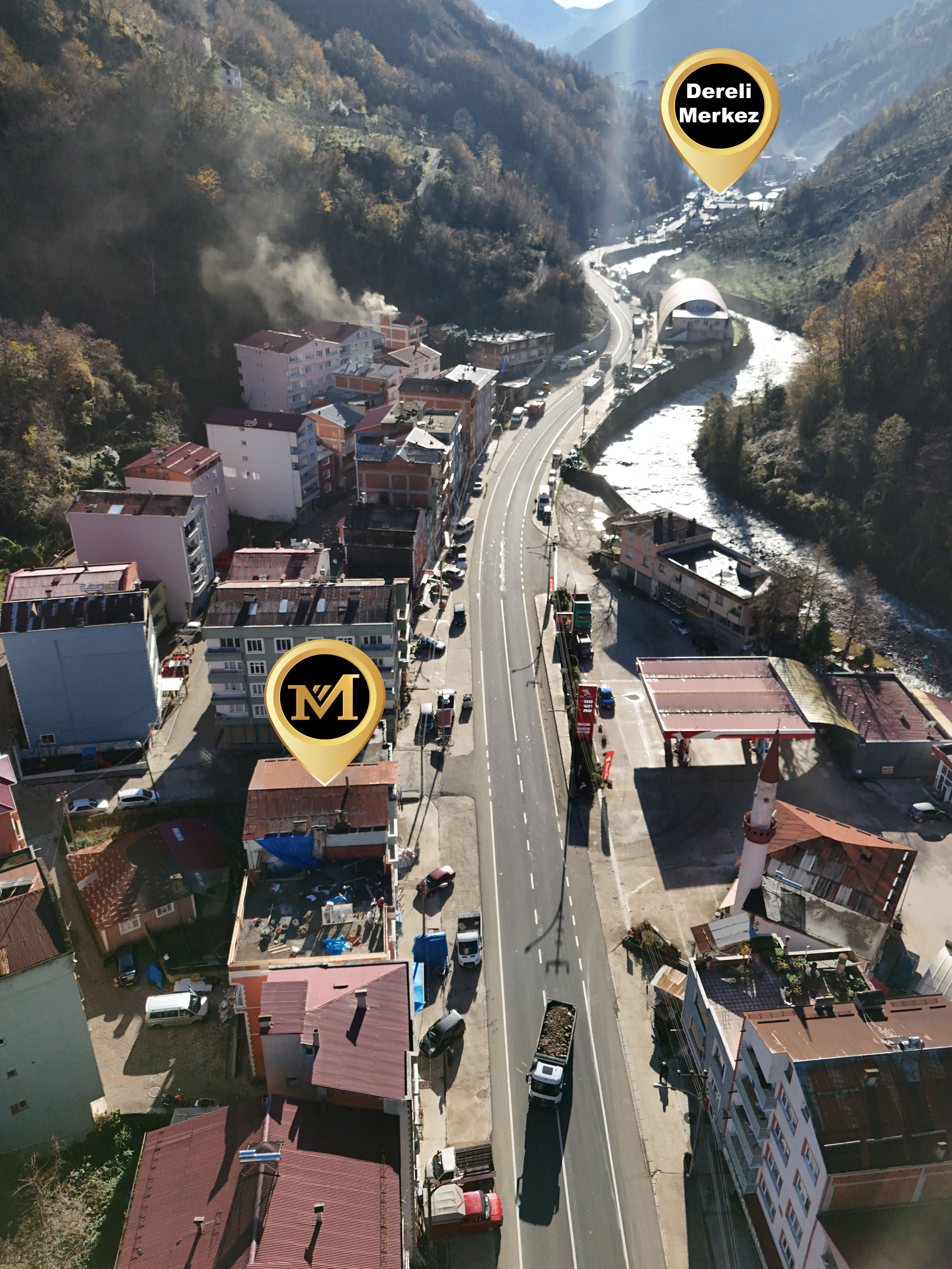 DERELİ KOMPLE SATILIK BİNA VE ARSASI