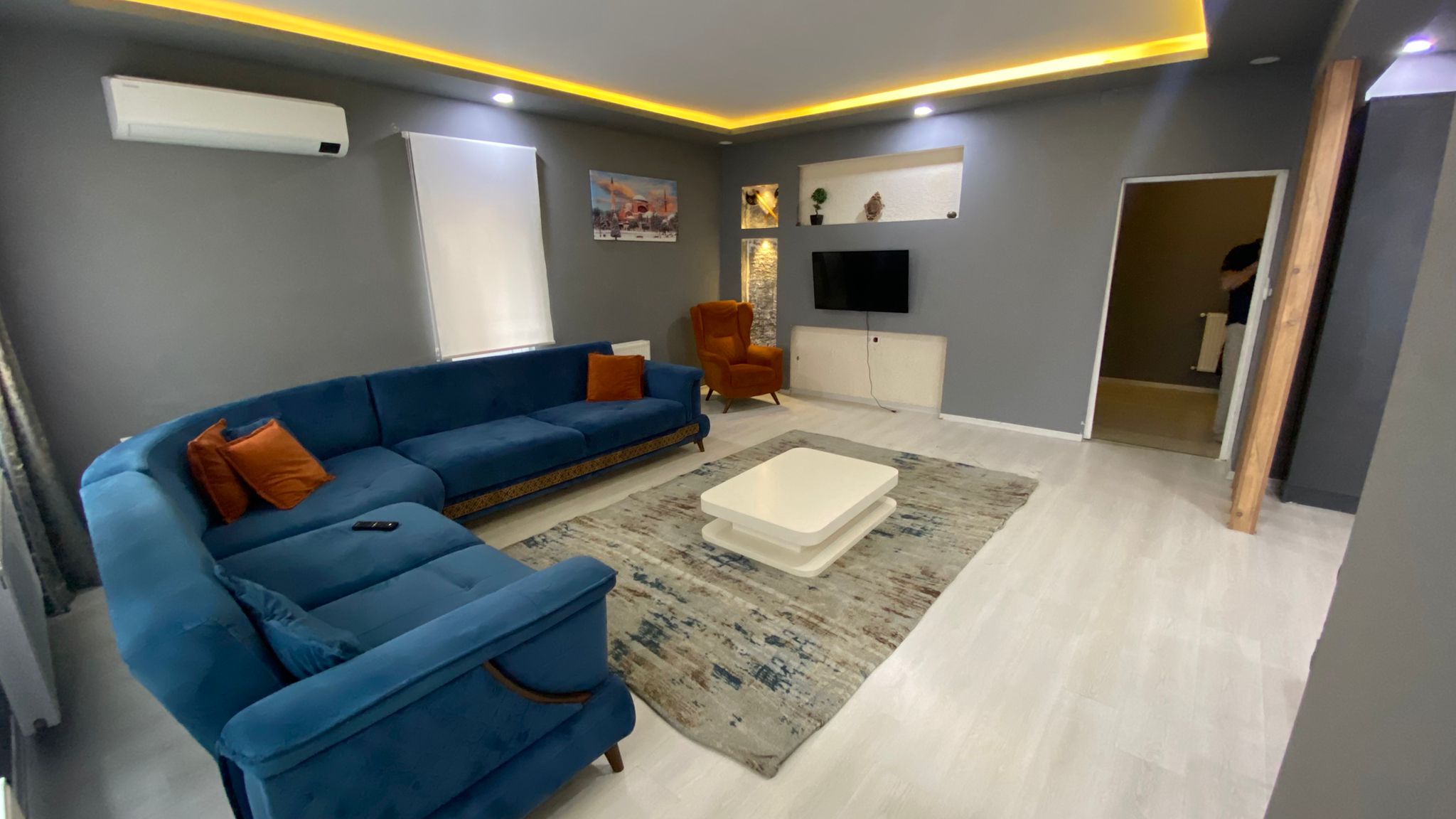 MABEL'DEN KALINMA MAHALLESİNDE 3+1 FULL EŞYALI KİRALIK DAİRE