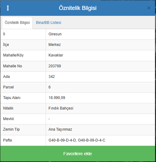 KAVAKLAR ARSA 18.000M2