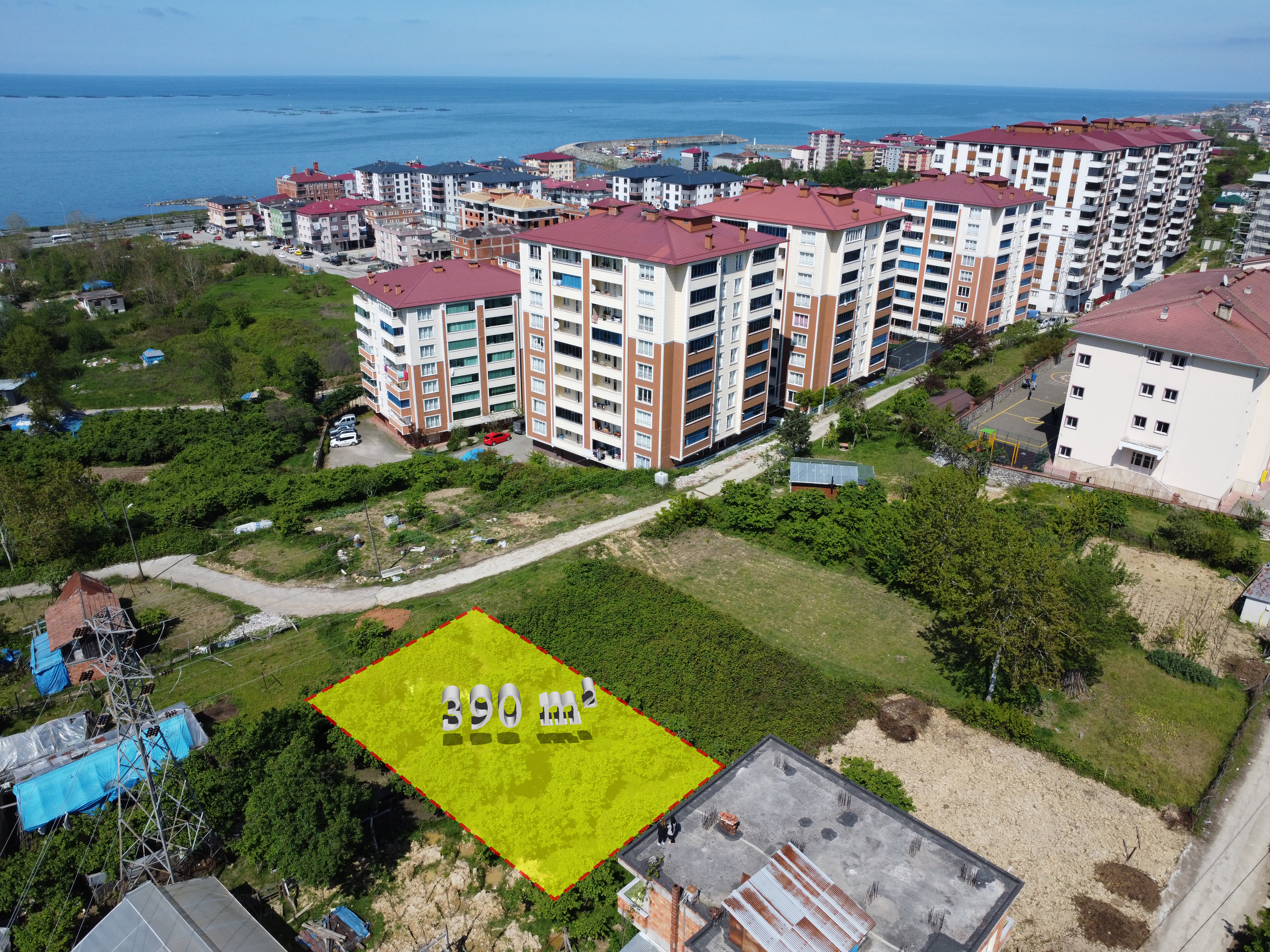 ARSİN FATİH MAH. MERKEZDE 5 KAT İMARLI SATILIK ARSA