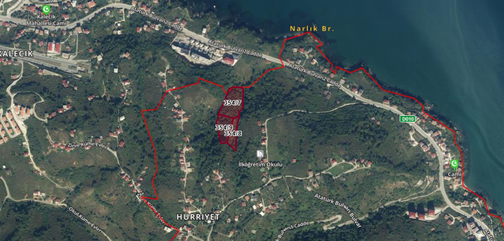 ARAKLI HÜRRİYET MAHALLESİ KAT KARŞILIĞI 14 DÖNÜM ARSA