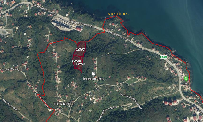 ARAKLI HÜRRİYET MAHALLESİ KAT KARŞILIĞI 14 DÖNÜM ARSA