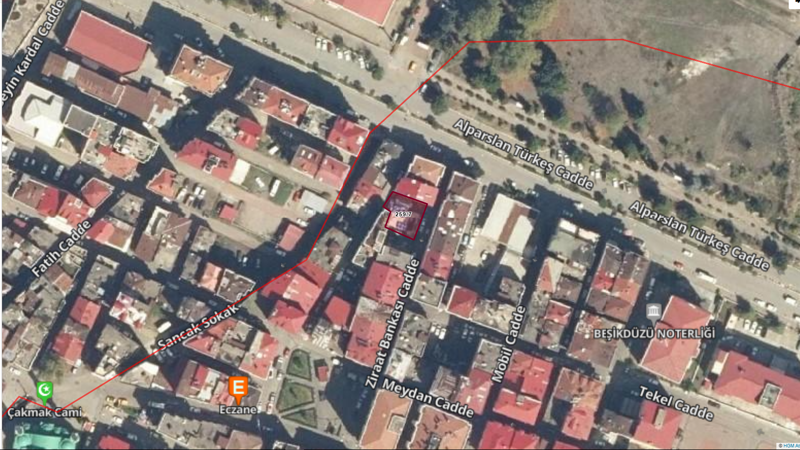 MABEL GAYRİMENKUL/ BEŞİKDÜZÜ CUMHURİYET MAH. SATILIK ARSA