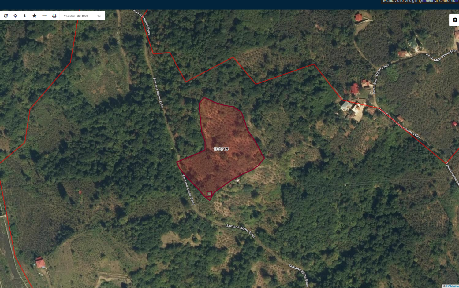 MABEL GAYRİMENKUL/ TAKAZLI MAH. 9830 M2 SATILIK ARSA