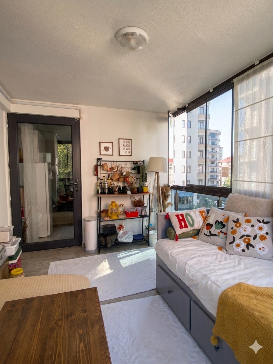 MABEL'DEN ERİKLİMAN'DA SAHİLE YAKIN 2+1 BALKONLU DAİRE