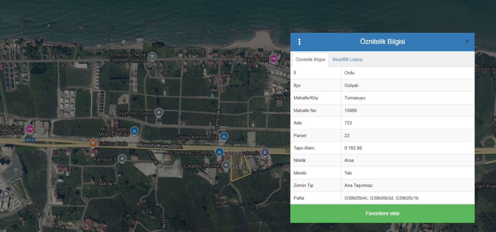 MABEL'den GÜLYALI TURNASUYU ANA YOL ÜZERİ 10 DÖNÜM SANAYİ İMARLI