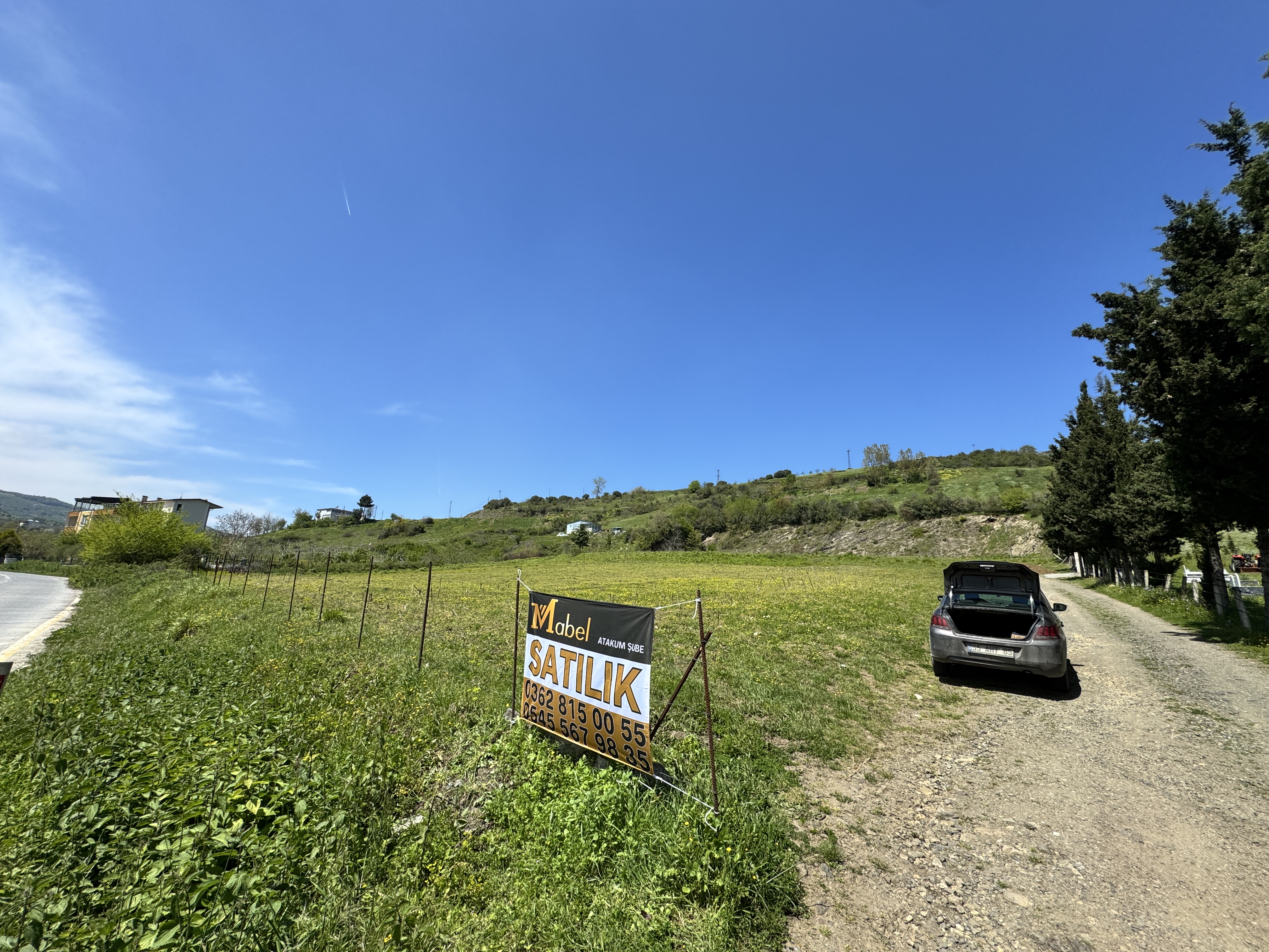 MABEL SAMSUN'DAN TAFLAN'DA YOLA CEPHE SATILIK TARLA