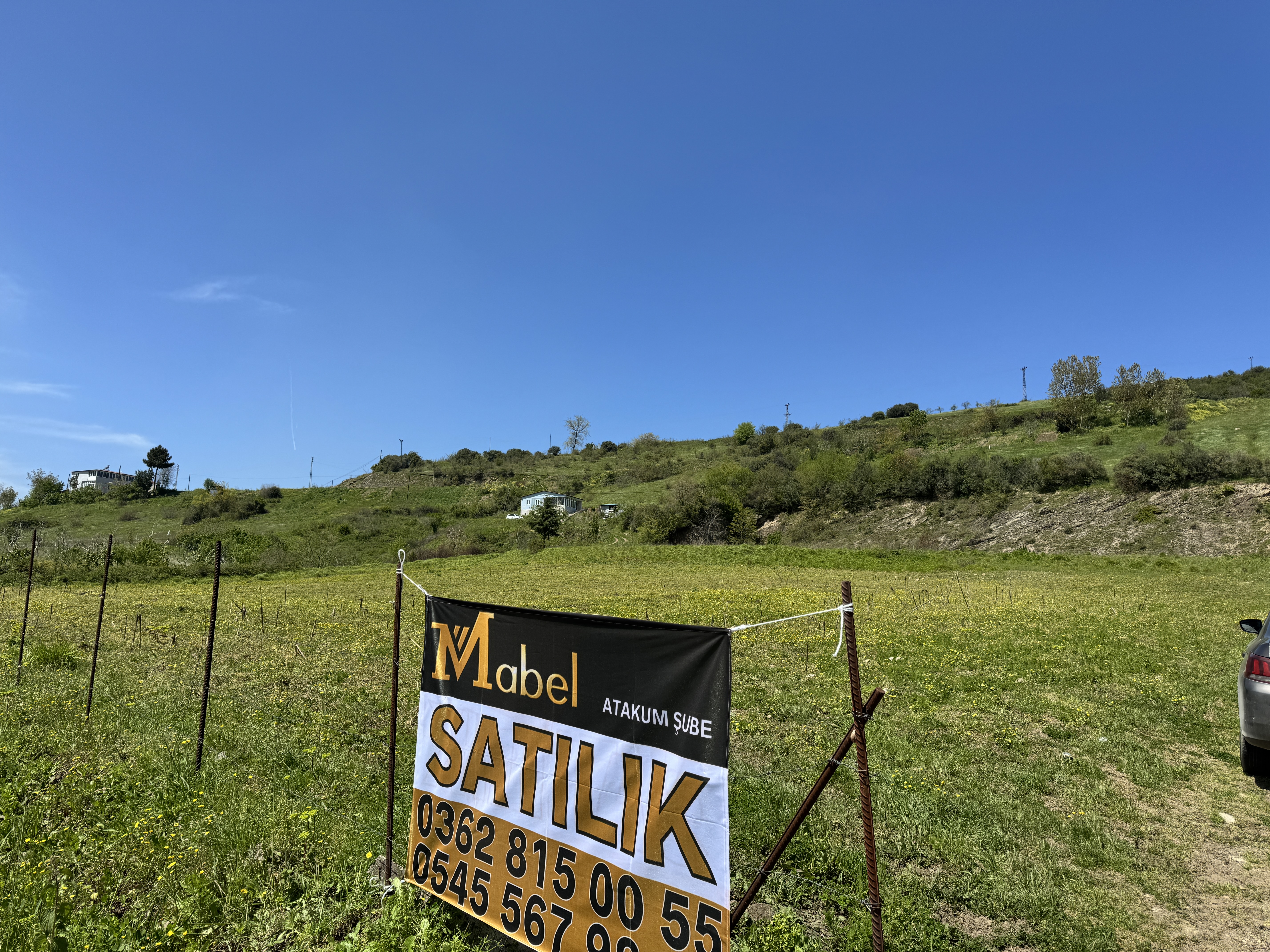 MABEL SAMSUN'DAN TAFLAN'DA YOLA CEPHE SATILIK TARLA