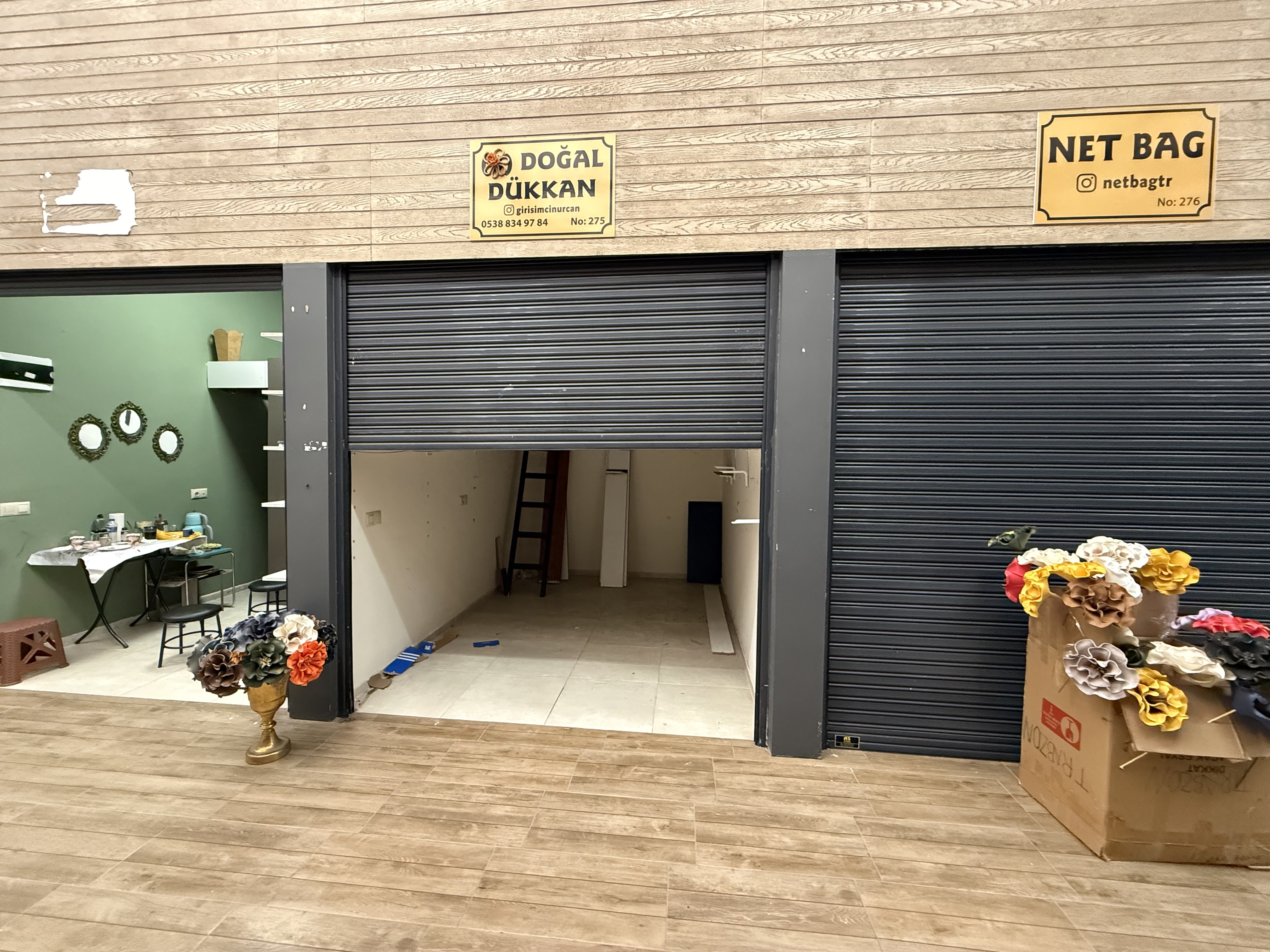 PAZARKAPI DA SATILIK 12 M2 DÜKKAN