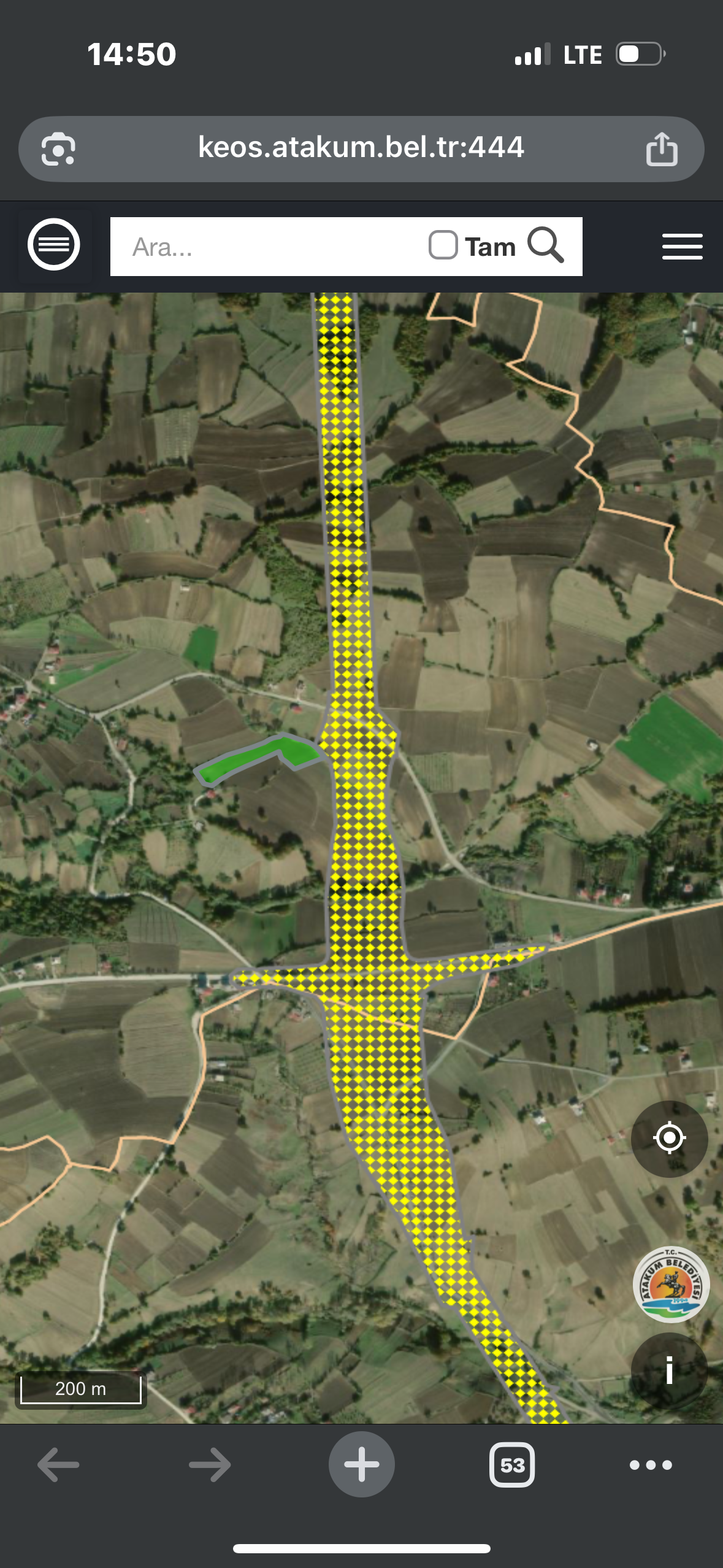 ATAKUM MEYVALIDA YATIRIMLIK TARLA