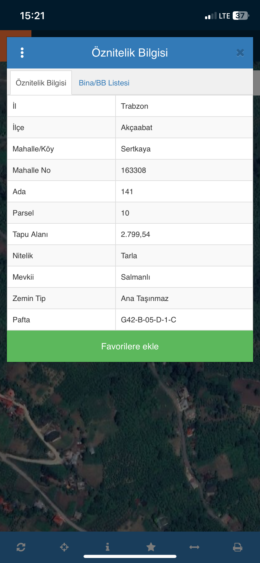 AKÇAABAT SERTKAYA’DA SATILIK ARSA