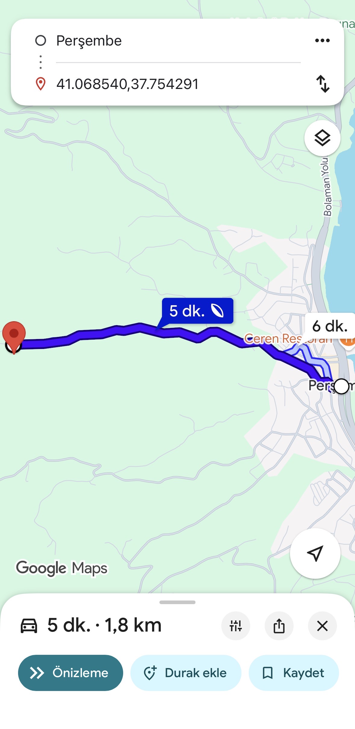 PERŞEMBE BABALI’DA FINDIK BAHÇESİ