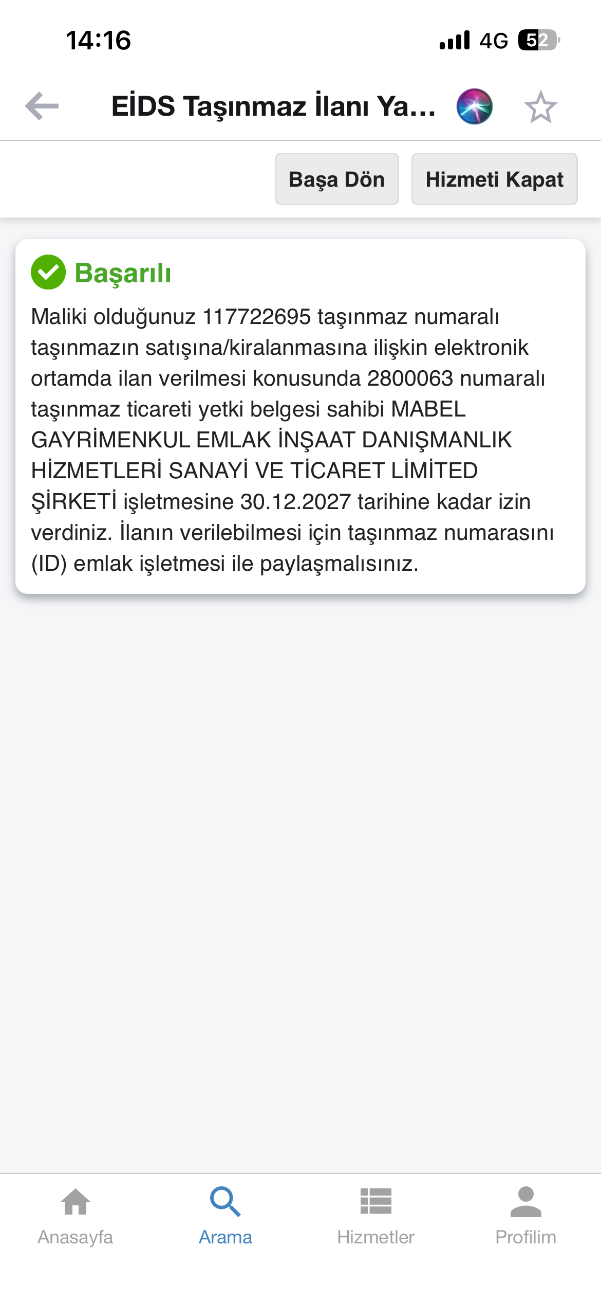 TEYYAREDÜZÜ MH GÜL APT KAT 9 DAİRE 18