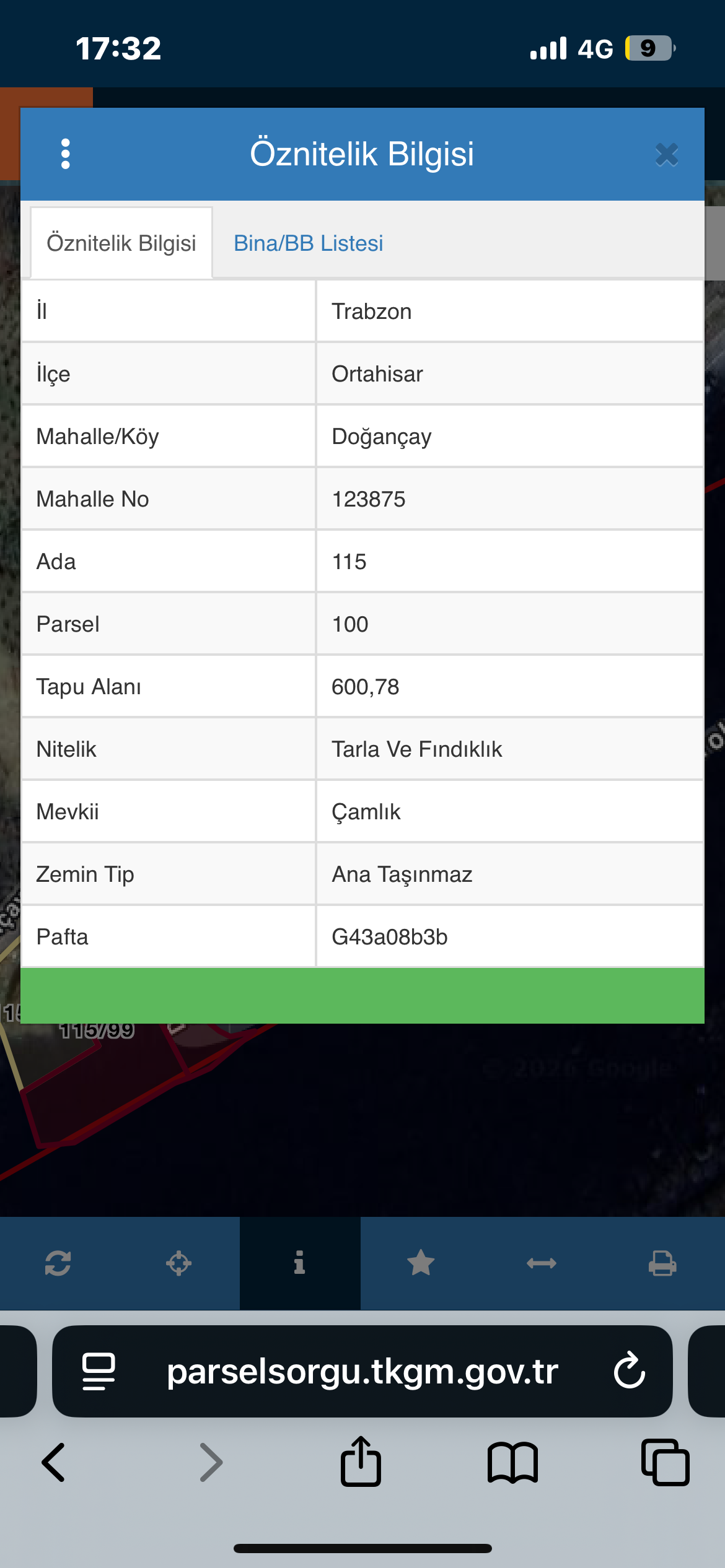 MABELDEN DOĞANÇAYDA SATILIK ARSA