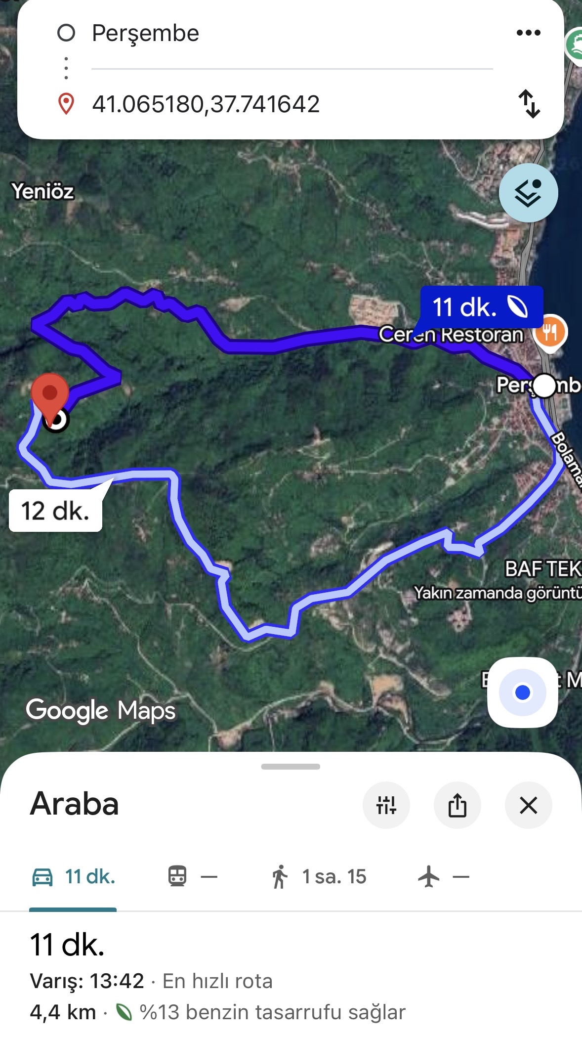 BABALI 3441 M2 FINDIK BAHÇESİ