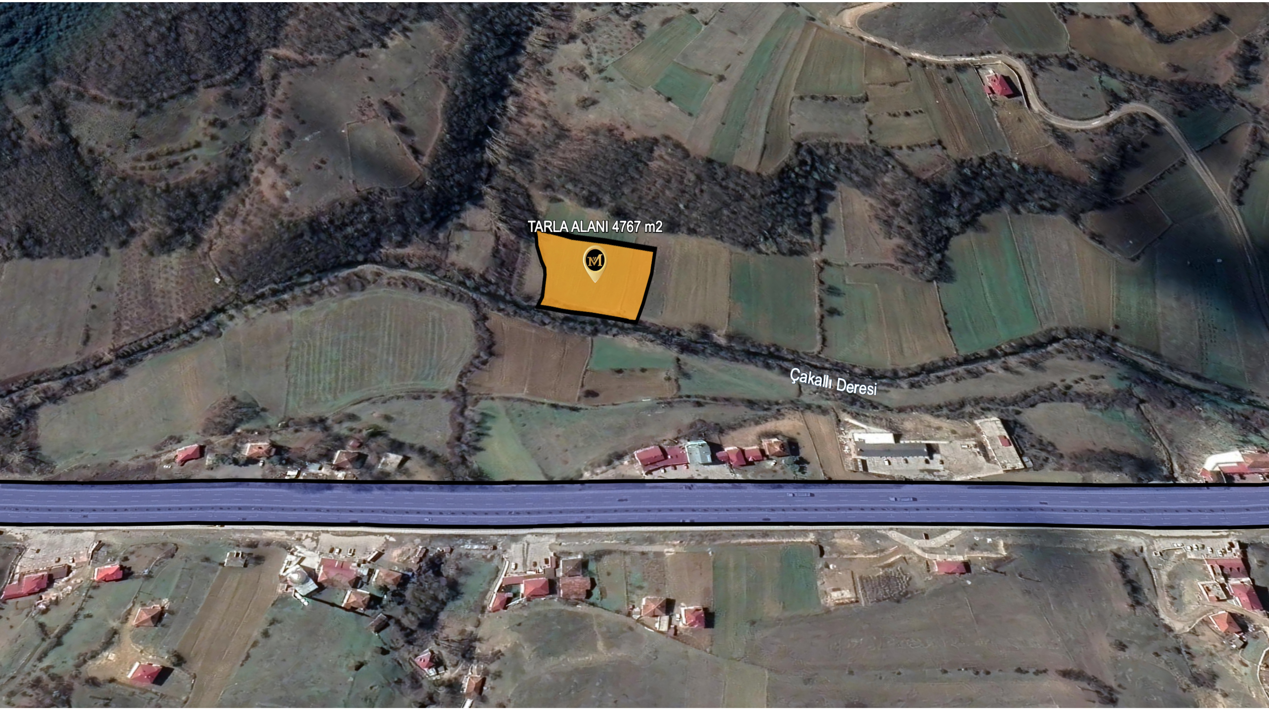 MABEL SAMSUNDAN KAVAK ÇAKALLIDA ANAYOLA 3.PARSEL SATILIK TARLA