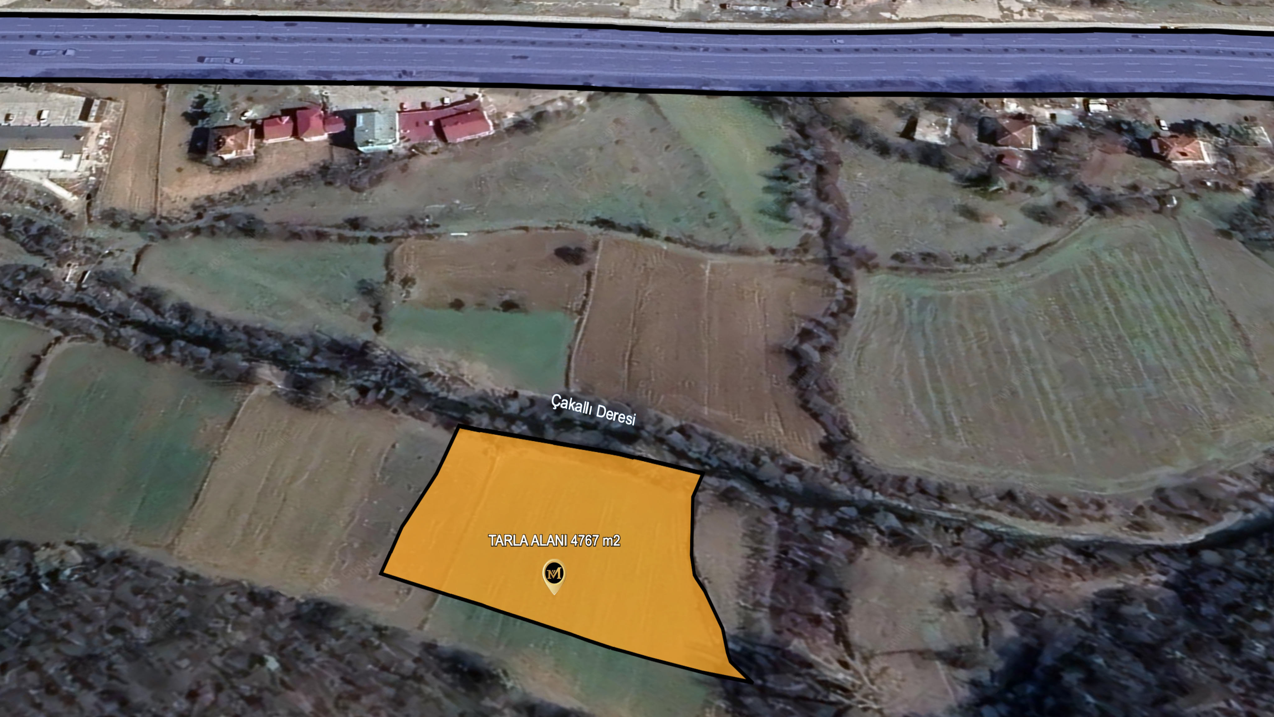 MABEL SAMSUNDAN KAVAK ÇAKALLIDA ANAYOLA 3.PARSEL SATILIK TARLA