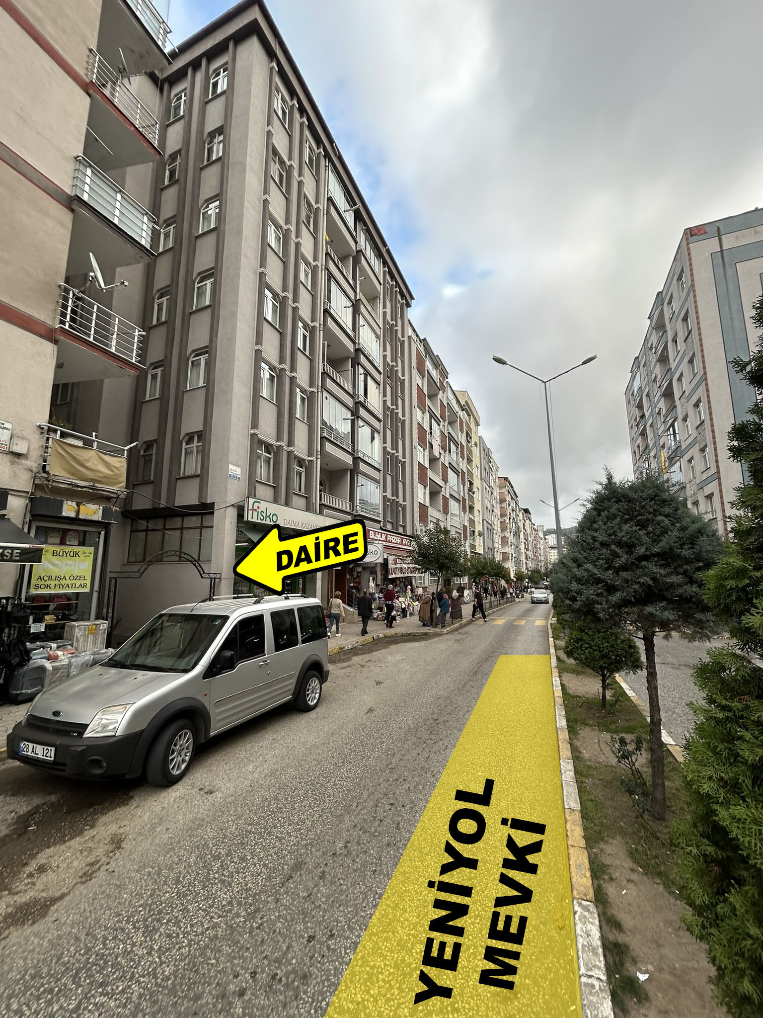 HACIHÜSEYİN YENİYOL MEVKİ SATILIK 2+1 GİRİŞ