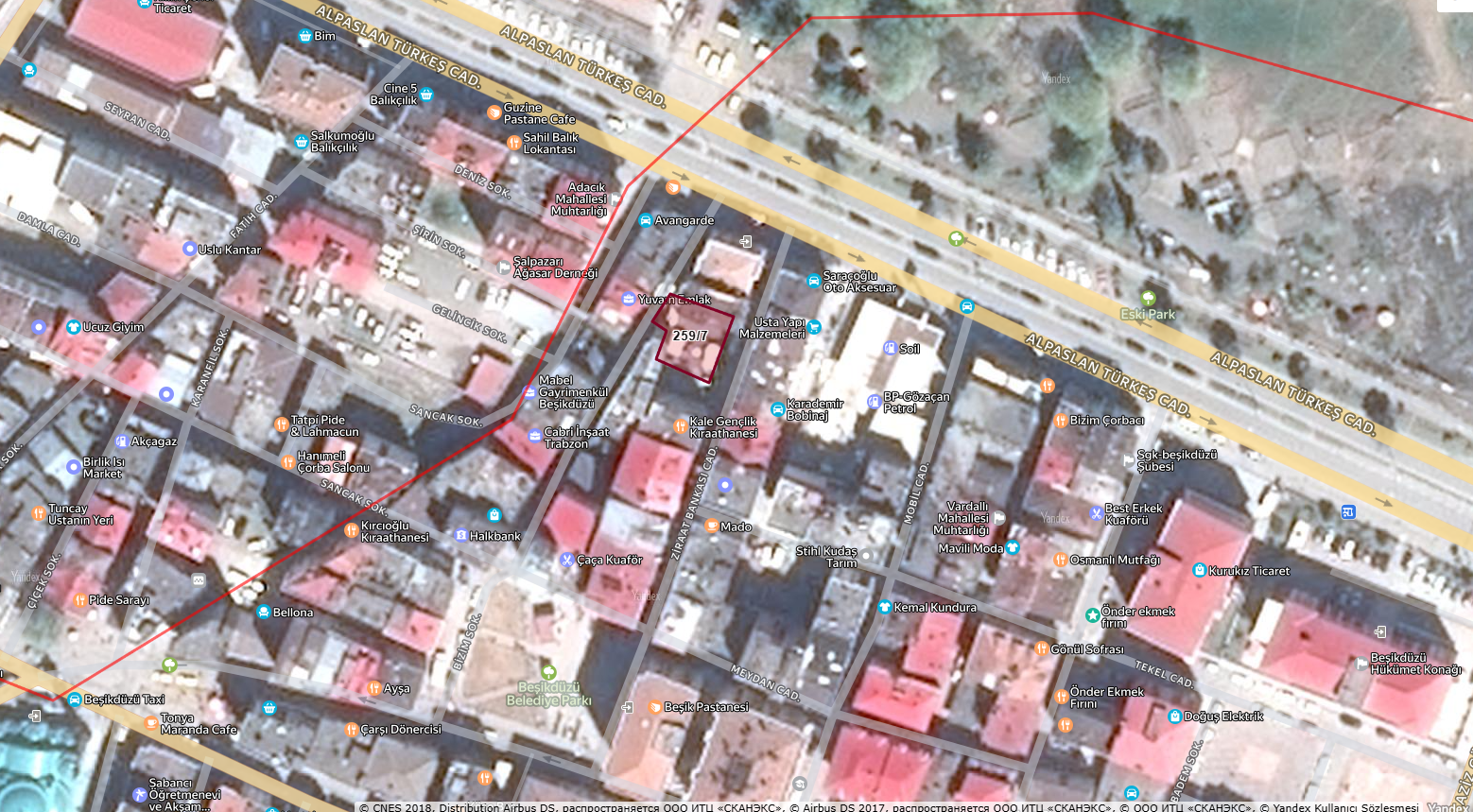 MABEL GAYRİMENKUL/ BEŞİKDÜZÜ CUMHURİYET MAH. SATILIK ARSA