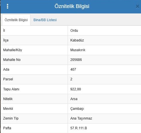 ÇAMBAŞI YAYLASINDA SATILIK ARSA