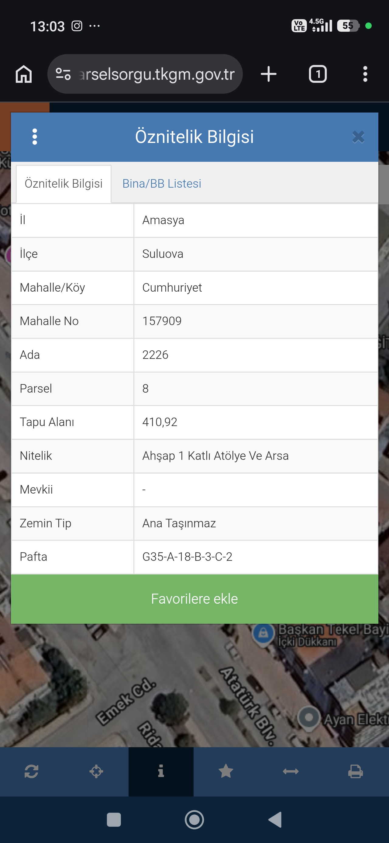 MABELDEN GÖZDE YERDE FIRSAT KOMPLE BİNA