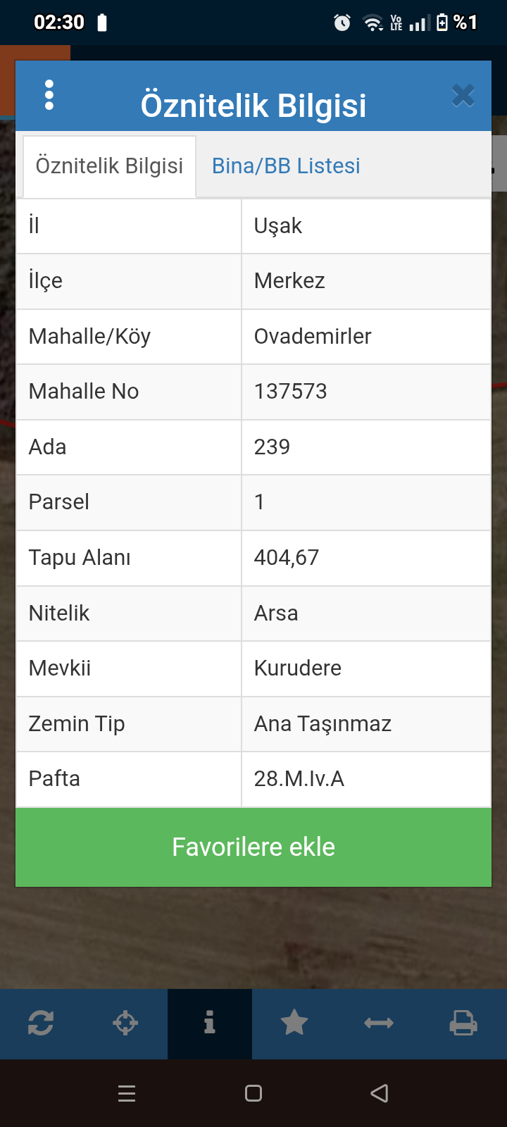 UŞAK MABEL SATILİK  ARSA OVADEMİRLER MAHALLESİ ÇİFT PARSEL