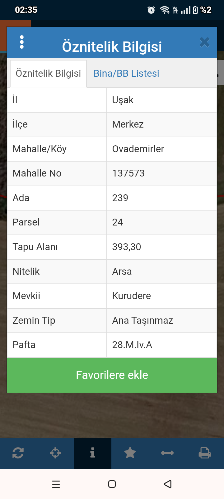 UŞAK MABEL SATILİK  ARSA OVADEMİRLER MAHALLESİ ÇİFT PARSEL