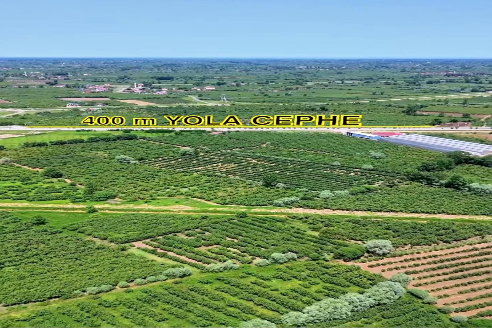 SAMSUN ÇARŞAMBADA ANAYOLA 400M CEPHELİ EMSALSİZ TARLA