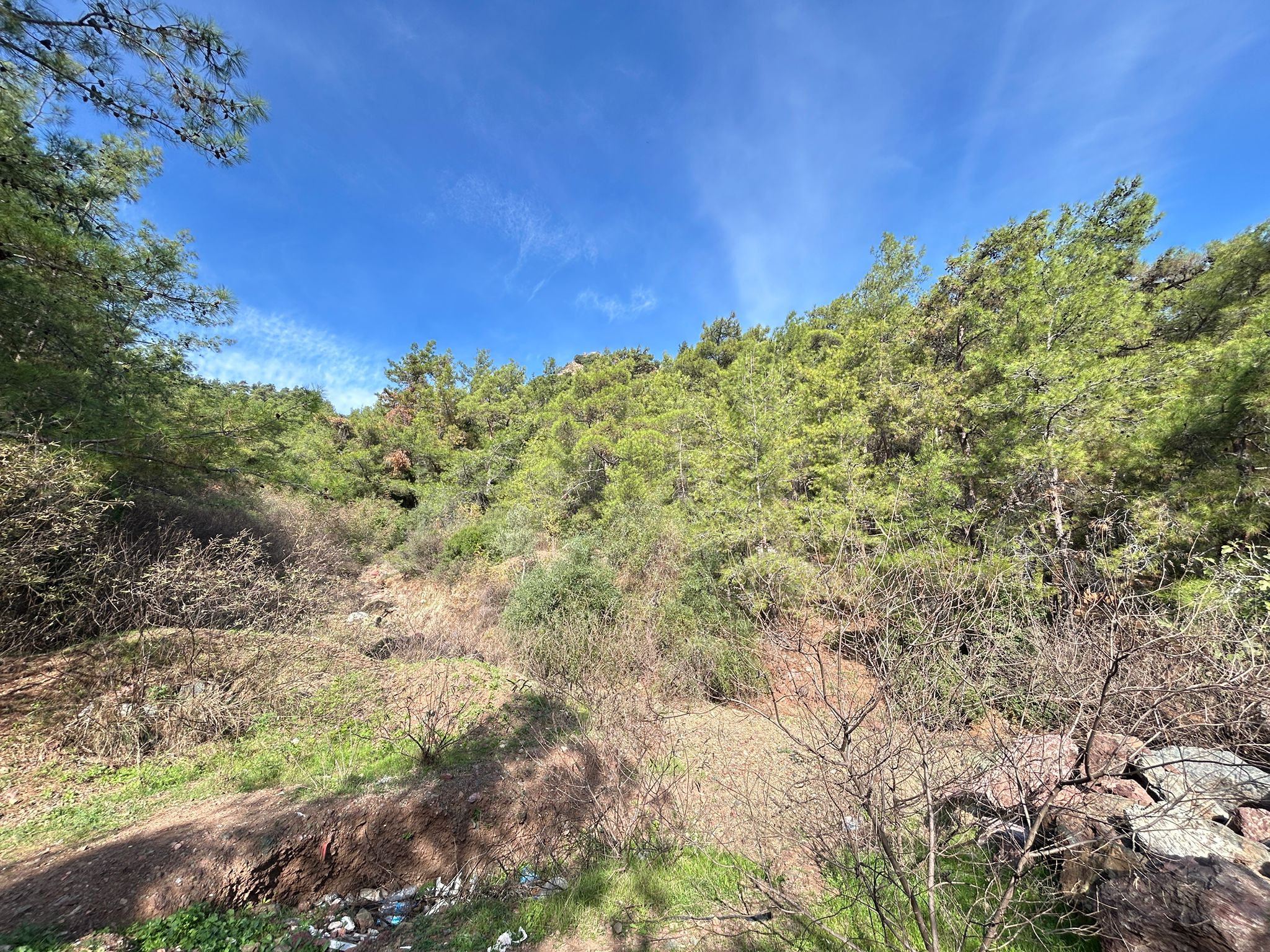 MARMARİS ARMUATALAN'DA DENİZ MANZARALI 431M2 SATILIK ARSA