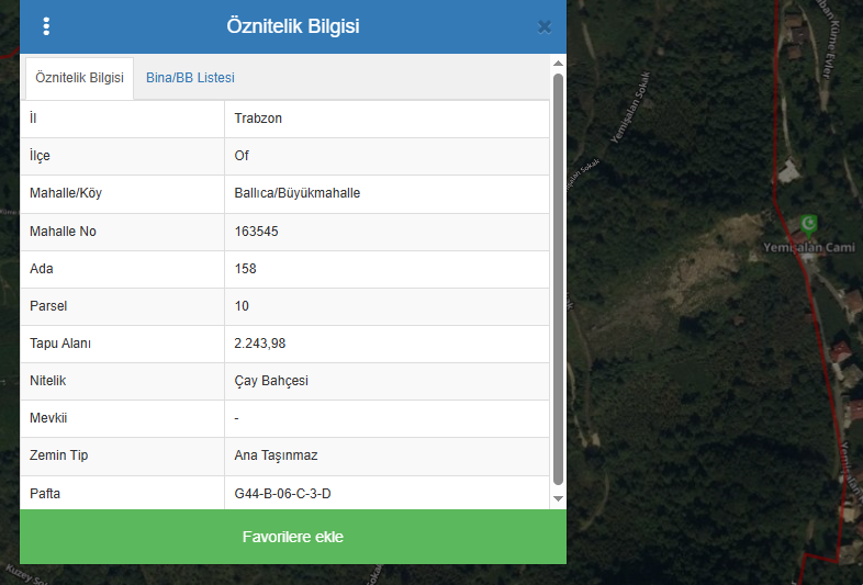 OF BALLICA BÜYÜKMAHALLE SATILIK 2244 M2 ARSA