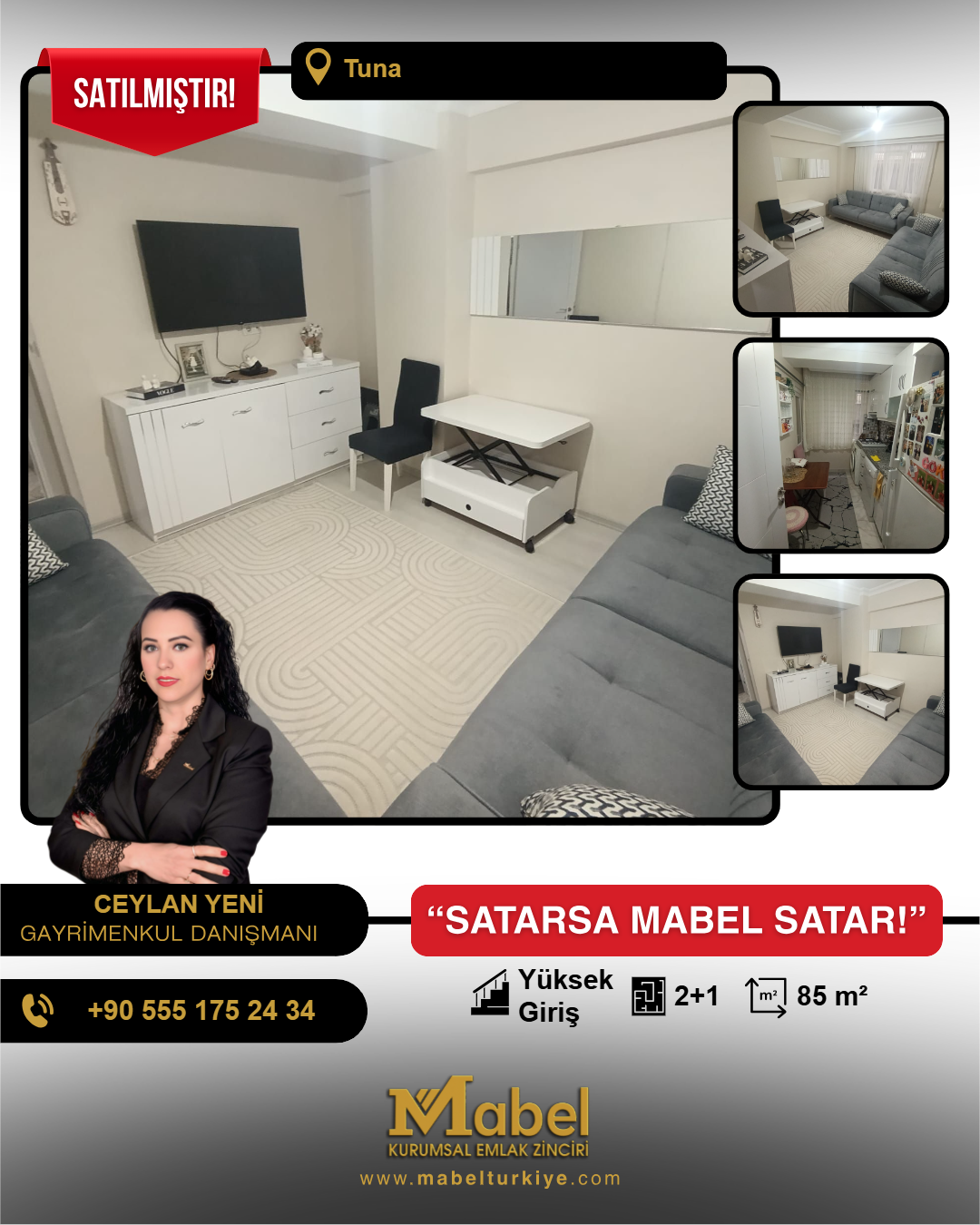 MABEL'DEN TUNA MAHALLESİ DAĞ YOLU CADDESİ 'NDE KİRALIK DÜKKAN