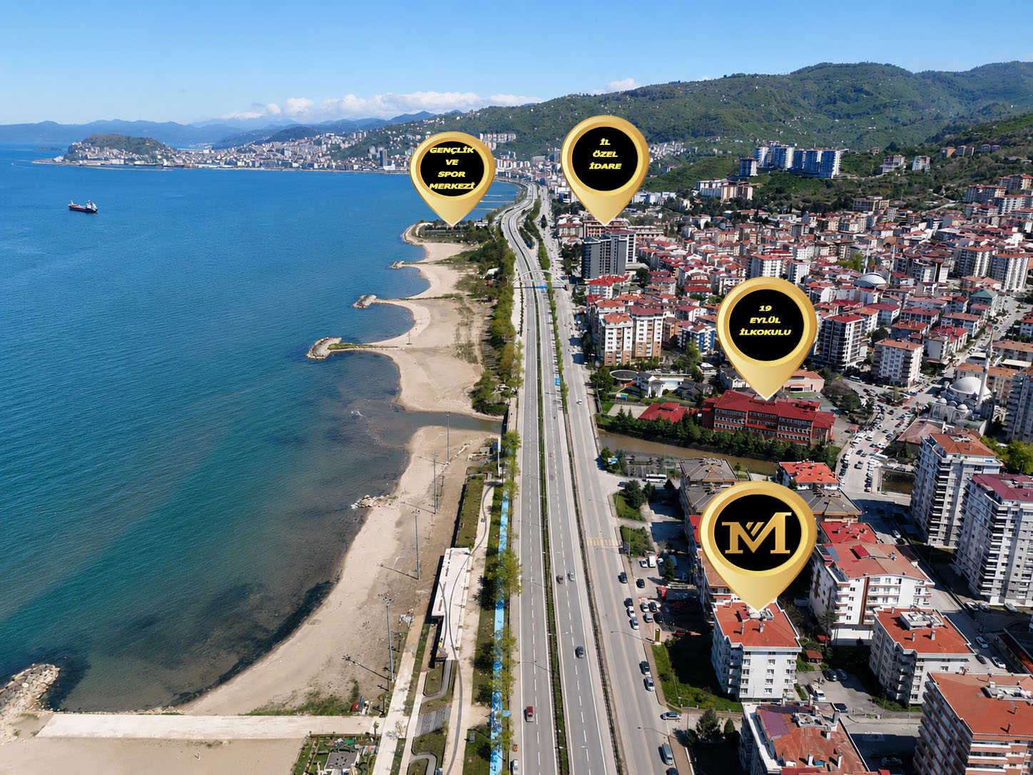 MABEL'DEN GÜRE MH. SAHİLDE GENİŞ & TEMİZ KİRALIK DAİRE